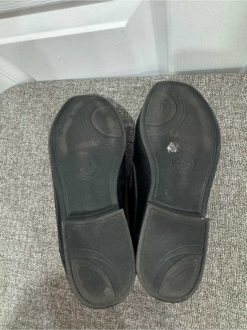 Boys Black Slip-On Dress Shoes